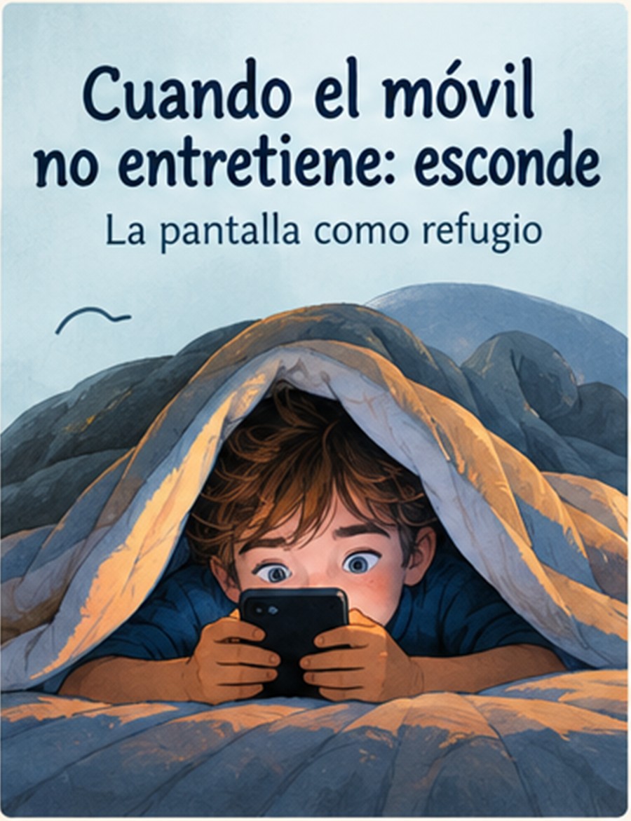 Cuando el móvil no entretiene: esconde. La pantalla como refugio.