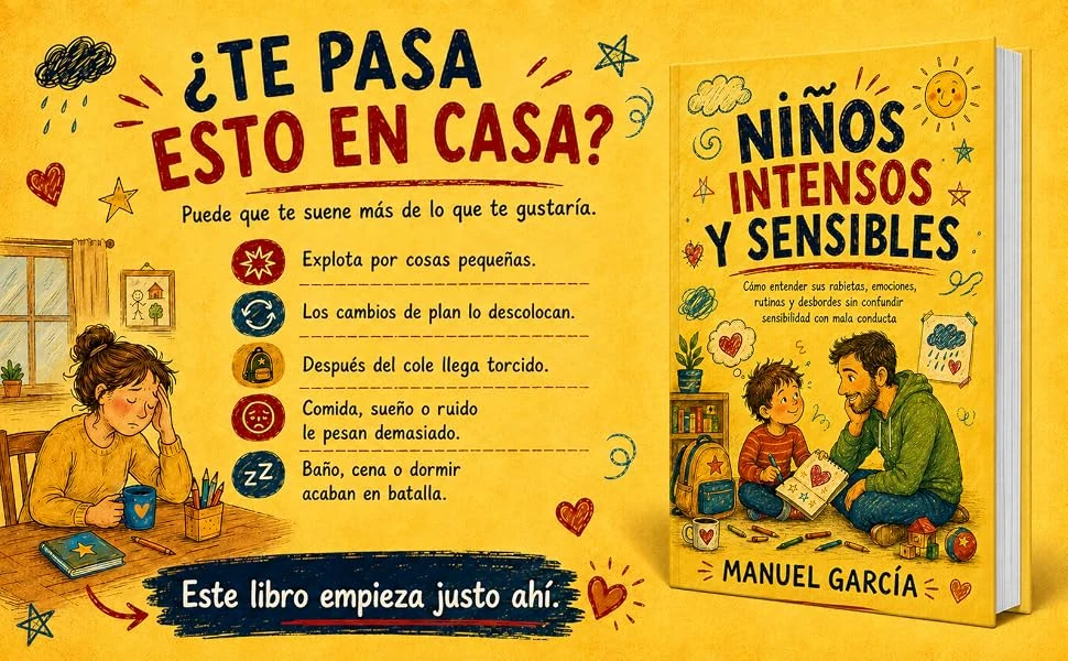 ¿Te pasa esto en casa? Situaciones habituales con niños intensos y sensibles.