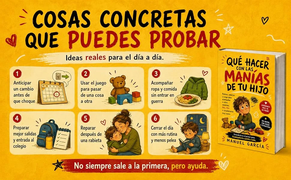 Cosas concretas que puedes probar: anticipar, usar el juego, acompañar y reparar.