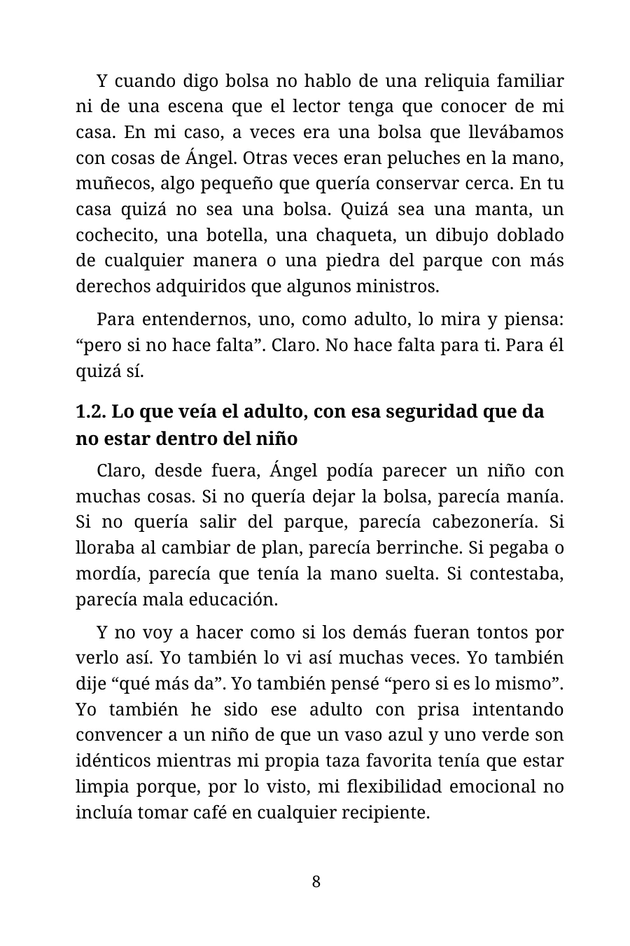 Página real de Qué hacer con las manías de tu hijo sobre objetos que dan seguridad