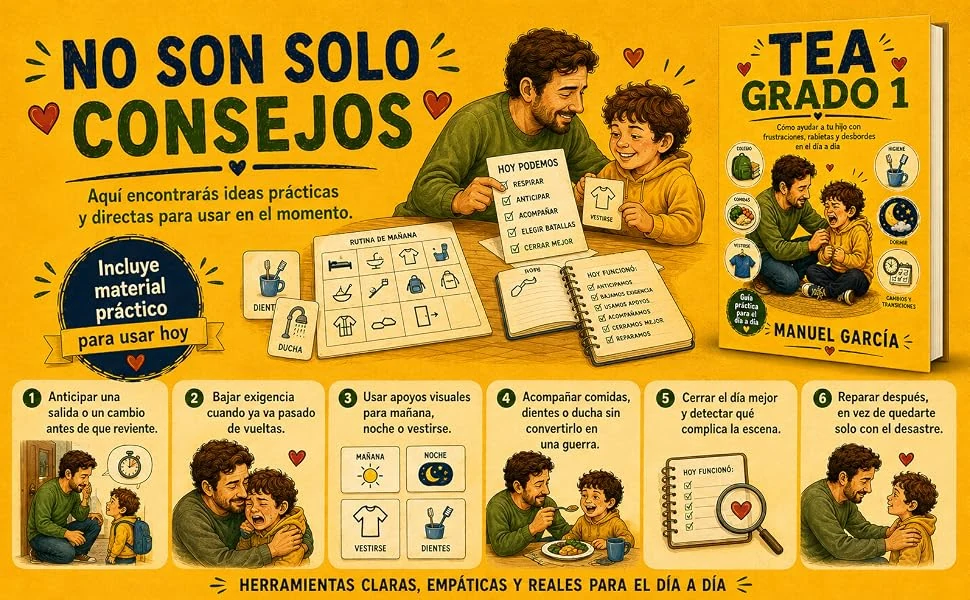 No son solo consejos: herramientas claras, empáticas y aplicables.